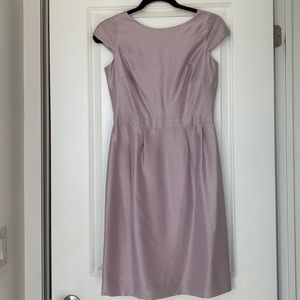 Silk J Crew Tessa dress in light purple